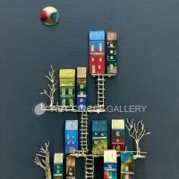 Floating Village
18 In x 14 In
Assemblage
c.2022